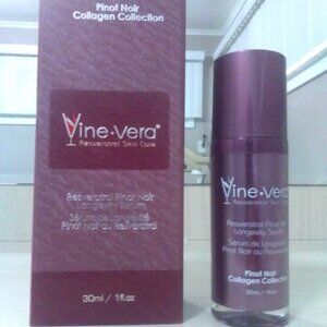 VINE VERA RESVERATROL PINOT NOIR LONGEVITY SERUM-1 fl oz /30 ml-BRAND NEW-SEALED